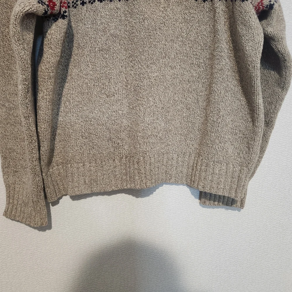 American Eagle Henley Button Front Mens Sweater Size Large Chunky Gramdpa